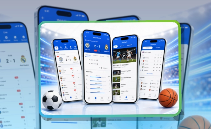 C7娱乐 杂志式App介绍 · 官方赛事App · 赛程提醒更清楚界面展示